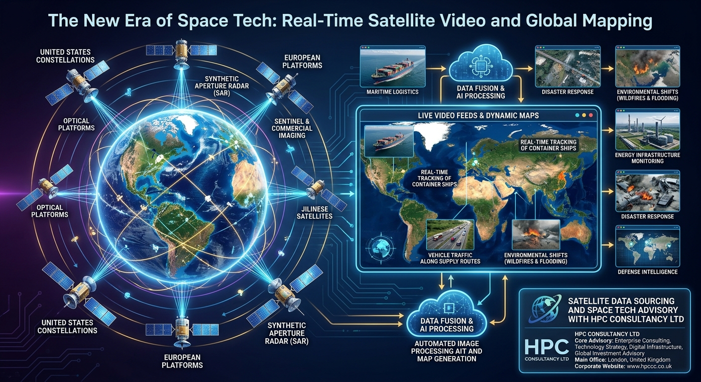 Real-Time Satellite Video and Global Mapping India