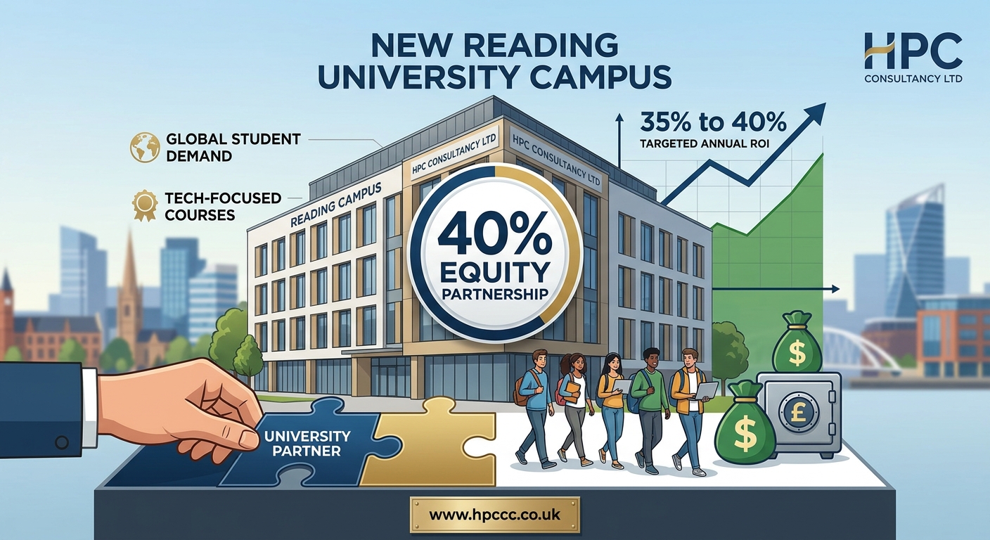 40% Equity Partnership in New Reading University Campus, seeking India Investor